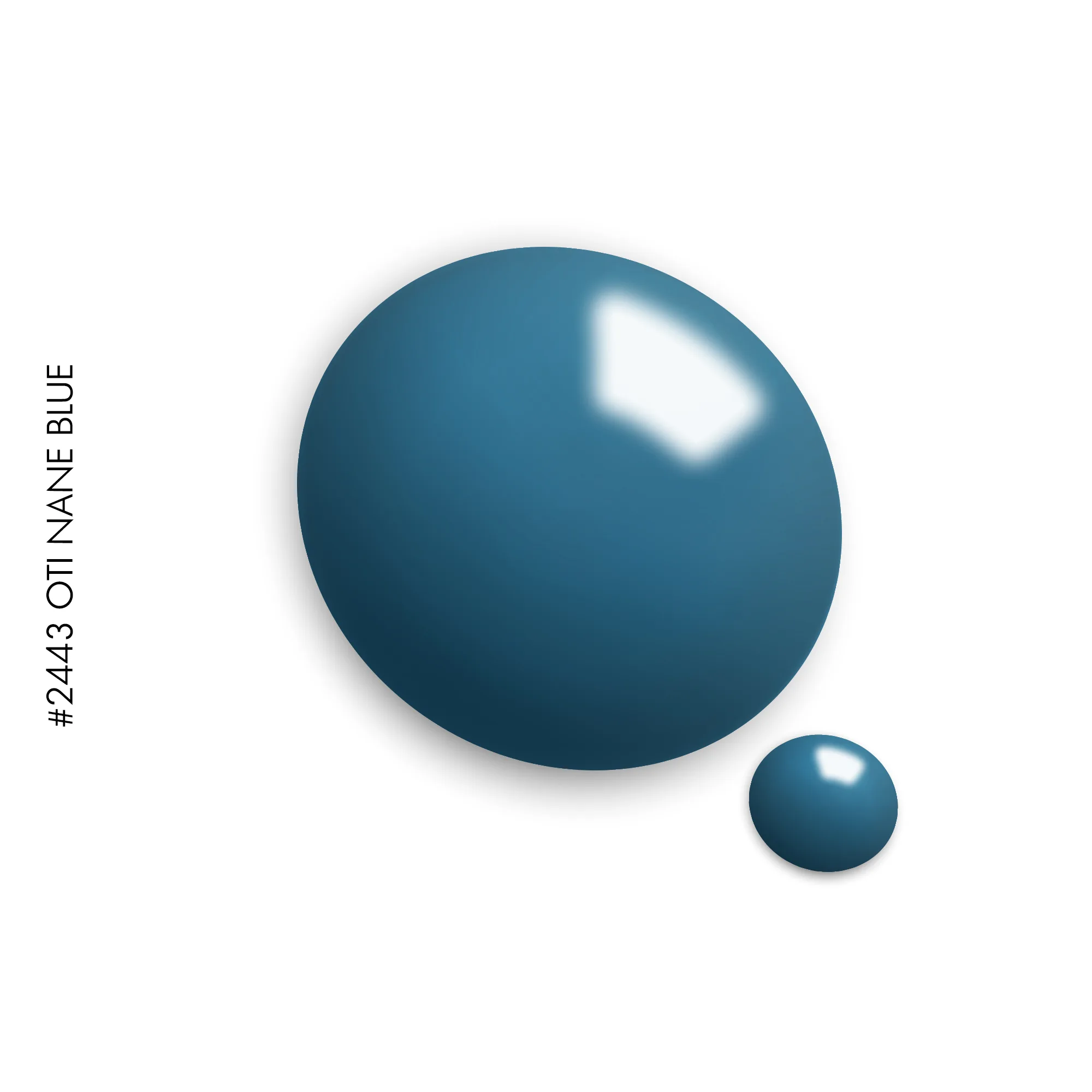 2443 Oti Nane Blue gel polish